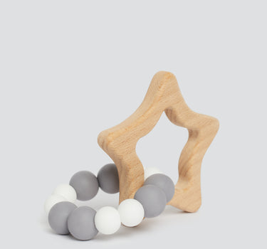 Star Teether Beech Wood Toy