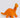 Knitted Diplodocus Dinosaur Baby Rattle Orange