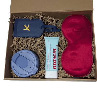 Luxury Blue & Red Travel Gift Box